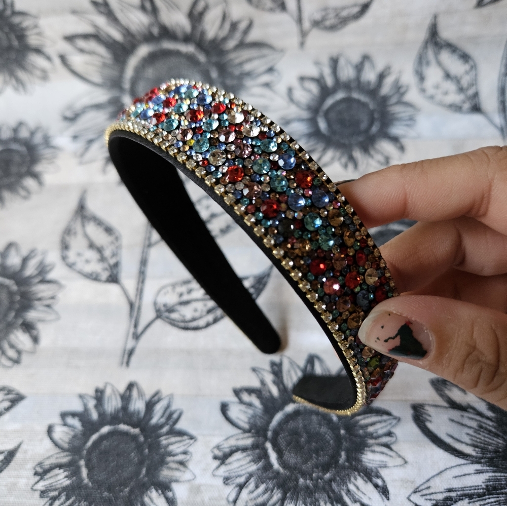 New rhinestone colorful headband - Picture 3 of 9
